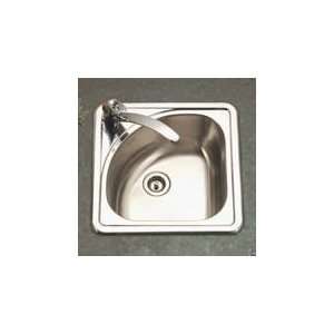 Houzer SCR 1515 40 Hospitality 19 G Top Mount Single Bowl Stainless 
