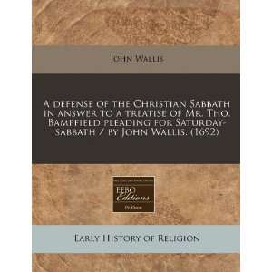   Saturday sabbath / by John Wallis. (1692) (9781171285472) John Wallis