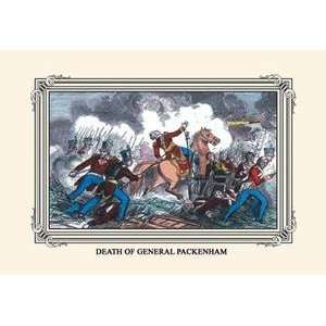  Paper poster printed on 12 x 18 stock. Death of General 