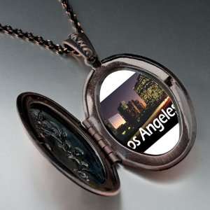  Travel Los Angeles Photo Pendant Necklace Pugster 