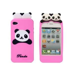  Ecomgear® Cute Panda Soft Silicon Back Case Cover Skin 