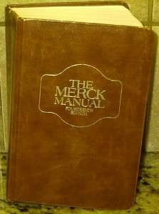 THE MERCK MANUAL 14th Fourteenth Edition 1982 BOOK FREE U.S. SHIPPING 