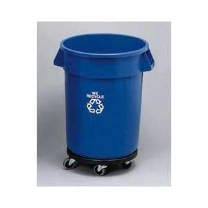   Collection We Recycle Container, 32 Gallons, Blue