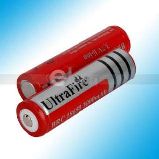   10 Pcs 3.7V UltraFire 18650 3000mAh Rechargeable Battery Red  