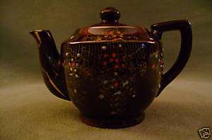 Vintage 1950s Beautiful Brown Japanese Teapot w/Lid  