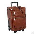 TOP Grain Leather Multi Pocket Wheeler / Carry On