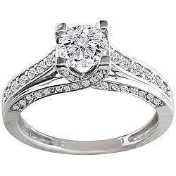 14k White Gold 2ct TDW Diamond Engagement Ring (H/I, SI3)   