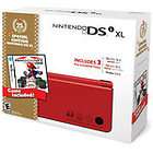 Nintendo DSi XL 25th Anniversary Edition with Mario Kart Red Handheld 