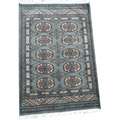 Pakistani Hand knotted Bokhara Green/ Ivory Wool Rug (2 x 3) Today 