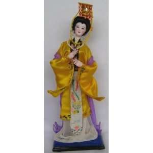   Silk Doll Figurine Ancient Beauty Empress Wu Zetian