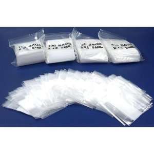  500 Zipper Block Bags Resealable Plastic Baggies 2 x 2 