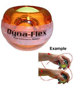 Dynaflex Power Ball Amber Gyro Wrist Exerciser  