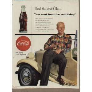   Coke  You cant beat the real thing  1954 COKE / Coca Cola