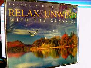 Relax and Unwind with the Classics 4 cd BOX SET READERS DIGEST  