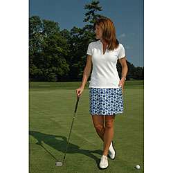 Golftini Ladies Navy Circles Skort  