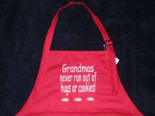 PERSONALIZED / EMBROIDERED APRONS FOR GRANDMOTHER  