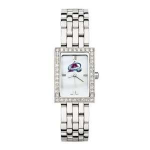  Colorado Avalanche Womens Steel Band Allure Watch 