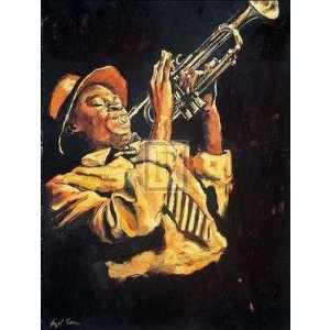 Trumpet Player Poster Print