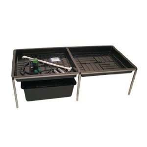  American Hydroponics Econo 2 Tray System With Reservoir 