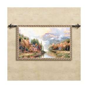  Autumn Cottage Wall Hanging Tapestry