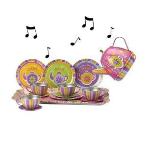  Durable Musical Tin Tea Set Toys & Games