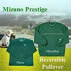 Mizuno Prestige Reversible Green Pullovers Size Med,LG