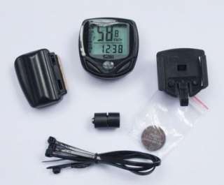 Cycling Bike Bicycle Wireless LCD Cycle Computer Speedometer Odometer 