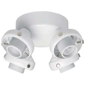 Hunter Fans 28651 4 Light Adapter With Integrated Switch Housing Fan 