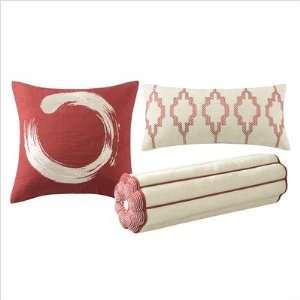 Tao Harmony Decorative Pillow Pack Of Three   Multi   18x18/10x24 