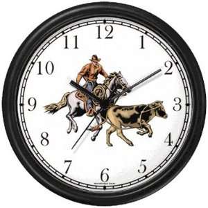   Horse Wall Clock by WatchBuddy Timepieces (Hunter Green Frame) Home