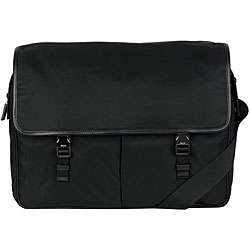 Prada Black Nylon Messenger Bag  