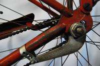   1955 Schwinn D15 Hornet balloon tire bike bicycle Spitfire Red rat rod