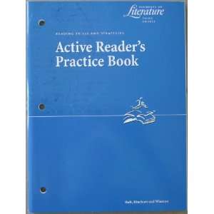  Active Readers Practice Book (Elements of Literature, 3rd 