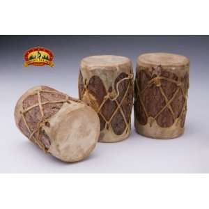  Decorative Tarahumara Indian Log Drum Set 3.5 Musical 
