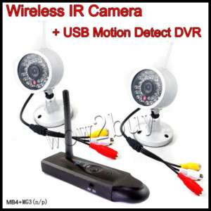 CH USB CCTV DVR + Wireless SPY IR Security Camera Kit  