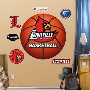  Louisville Cardinals Basketball Logo Fathead NIB 