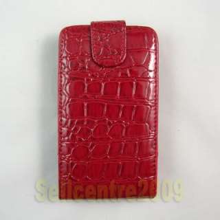 Flip Leather Hard Pouch Case Cover For HTC Inspire 4G  