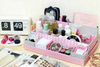   DIY Stationery Makeup Cosmetics Desk Organizer Storage Box Organiser