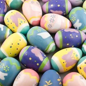  Wholesale Hand Painted Wooden Egg (Animals Designs)