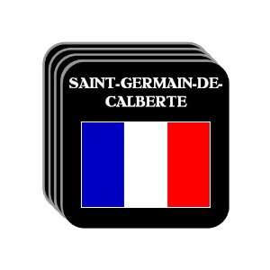 France   SAINT GERMAIN DE CALBERTE Set of 4 Mini Mousepad Coasters