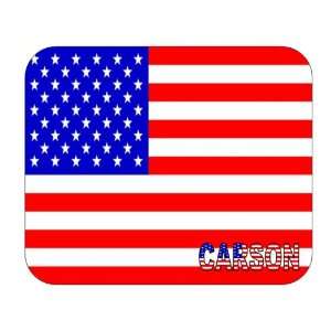  US Flag   Carson, California (CA) Mouse Pad Everything 
