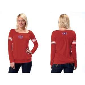 Montreal Canadiens Womens Long Sleeve Armband Jersey Top   by Alyssa 