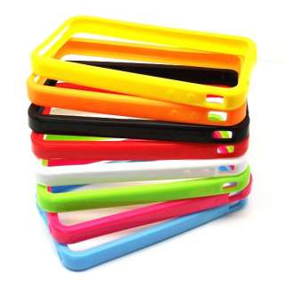 8Pcs Phone Protcting Silicone Multicolor Bumper Case Skins for Iphone 