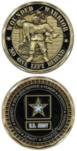 NEW MILITARY CHALLENGE COIN WOUNDED WARRIOR US ARMY  