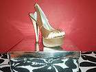 NIB Ziginy Champagne Ella Pumps Size 8