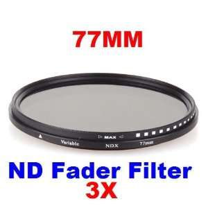  Neewer 3X 77mm ND Fader Neutral Density Adjustable Variable Filter 