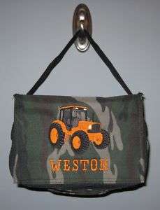 Tractor Lunch bag box PERSONALIZED boys NEW more colors  
