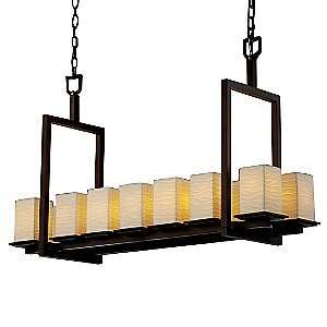  Limoges Montana 14 Light Linear Chandelier by Justice 