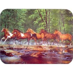 Spring Creek Run Horses Cuttings Boards 