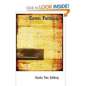   (French Edition) (9780559520839) Charles Vion Dalibray Books